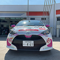 TOYOTA GAZOO Racing Yaris Cup 2023最終戦10月21日岡山国際サーキットに備えステッカーを更新しました。